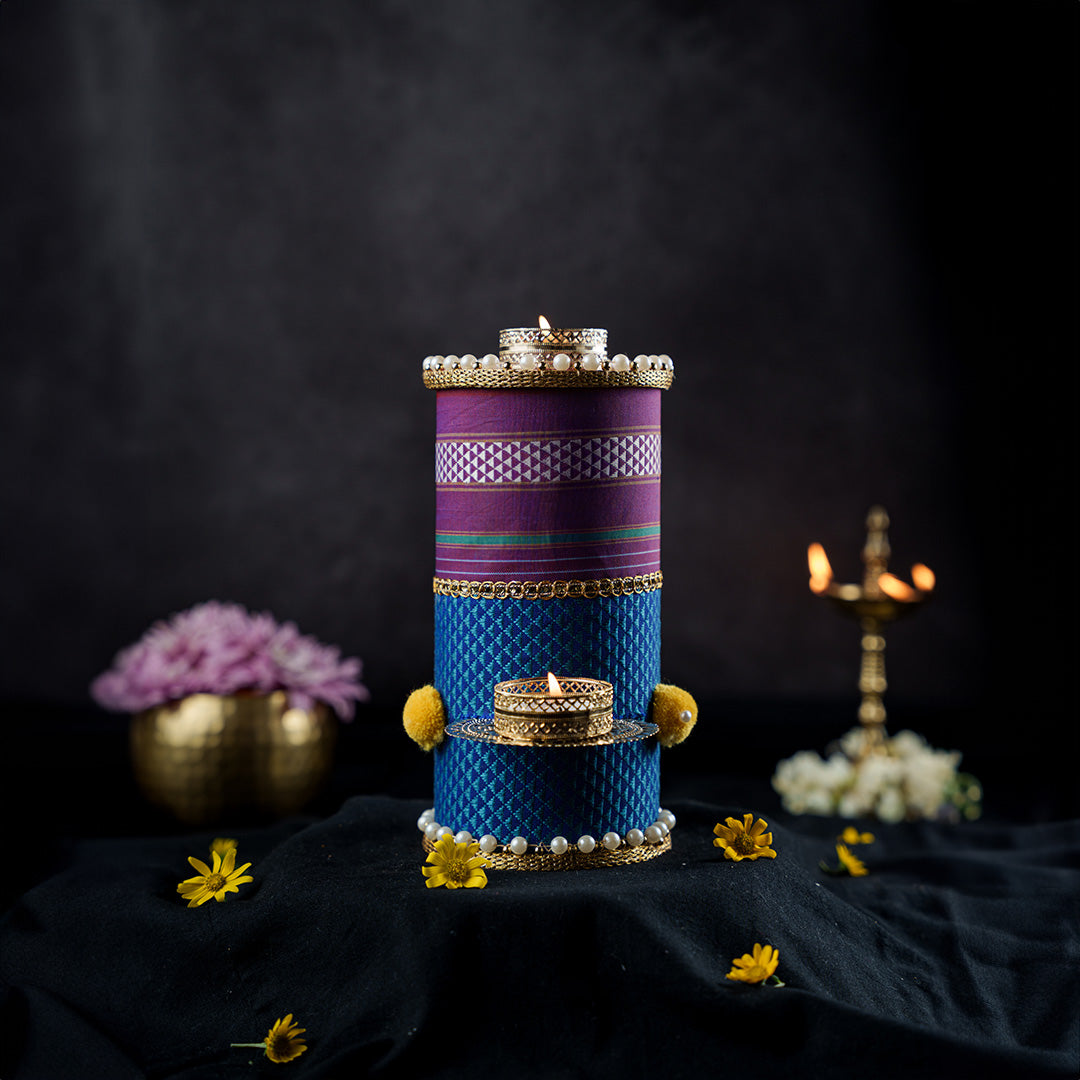 Deepstambha I Blue | Kahihi Designs