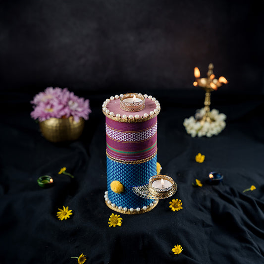 Deepstambha I Blue | Kahihi Designs