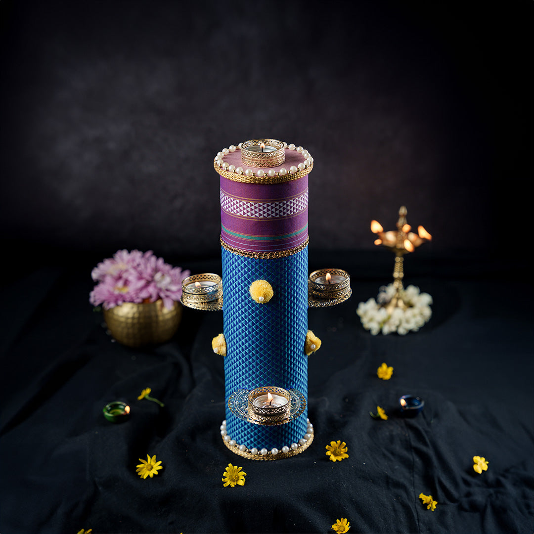 Deepstambha I Blue | Kahihi Designs