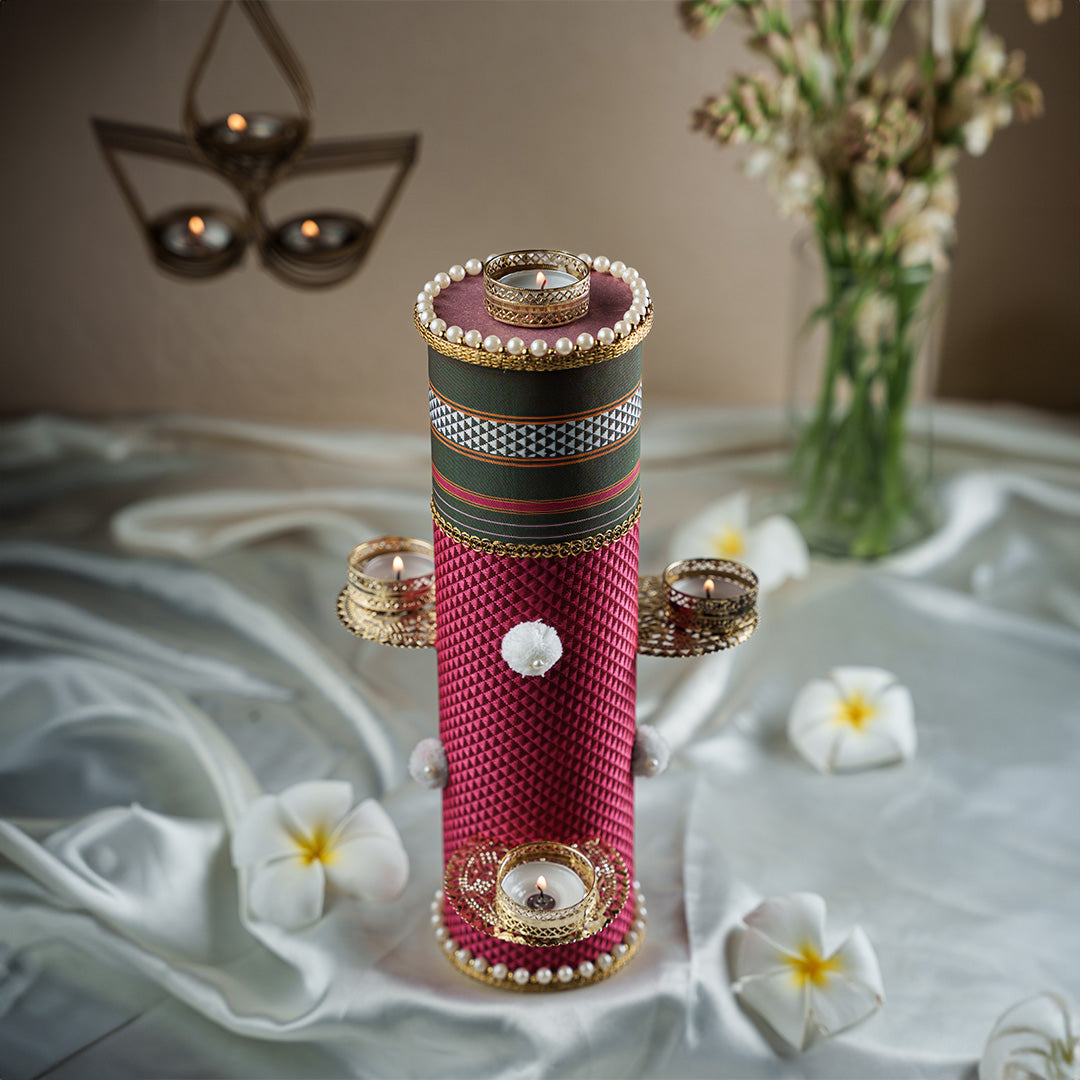 Deepstambha I Dark Pink | Kahihi Designs