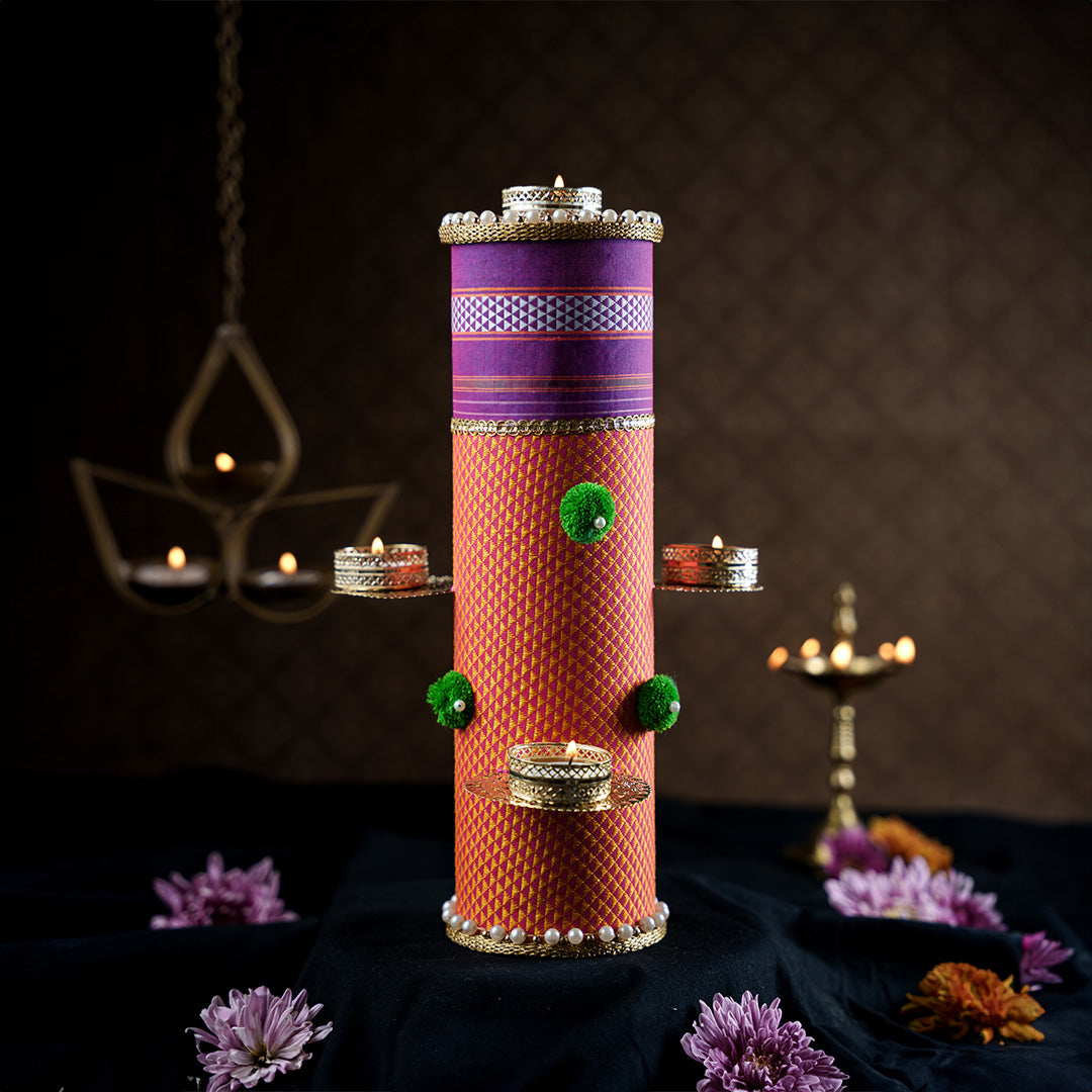 Deepstambha I Peach | Kahihi Designs