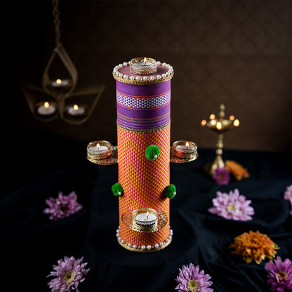 Deepstambha I Peach | Kahihi Designs