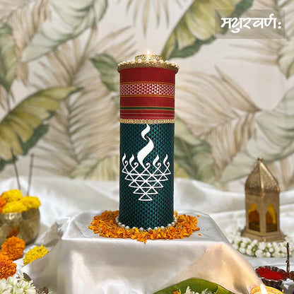मयुरवर्णः - Peacock green | Navratri edition ✨