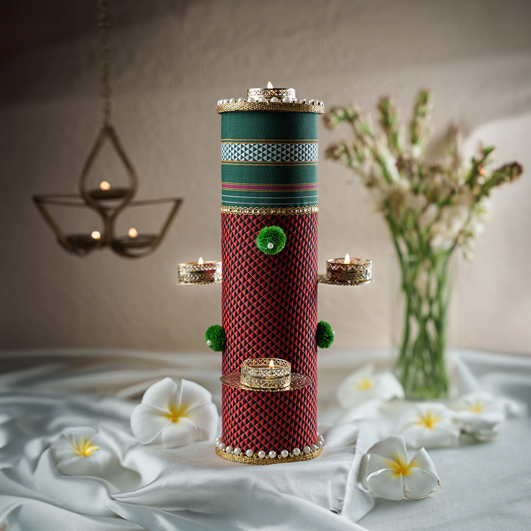 Deepstambha I Red | Kahihi Designs