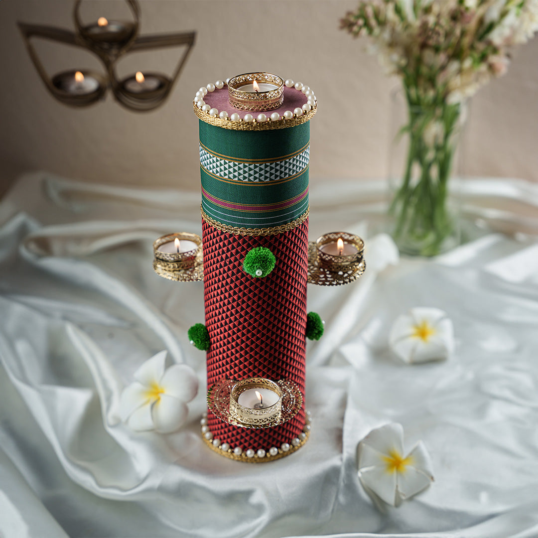Deepstambha I Red | Kahihi Designs
